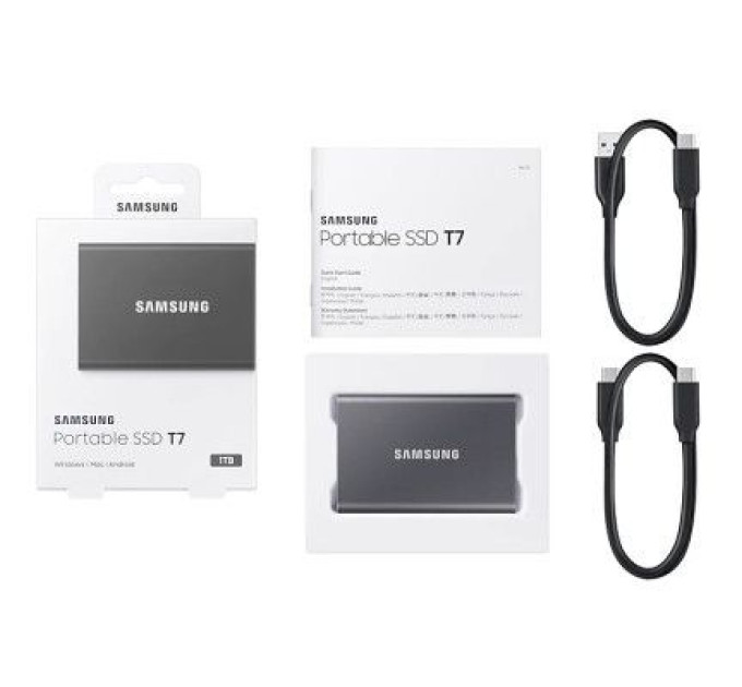 Samsung Накопичувач SSD USB 3.2 1TB T7 Samsung (MU-PC1T0T/WW)
