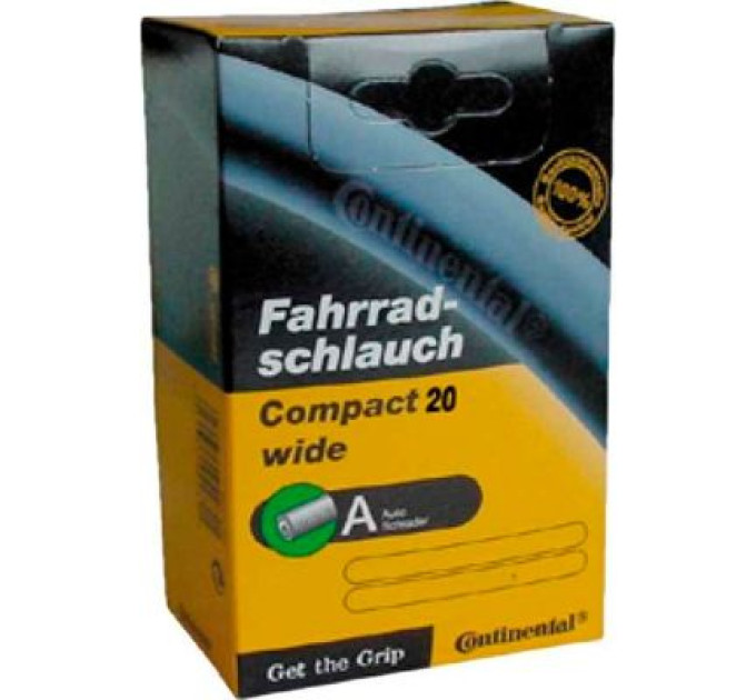 Continental Велосипедна камера Continental Compact 20"x1.9-2.5 wide 50-406 / 62-451 RE AV34mm (181271)