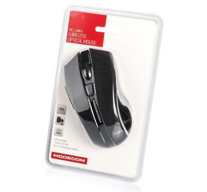 Modecom Мишка Modecom MC-WRM1 Wireless Black (M-MC-WRM1-100)