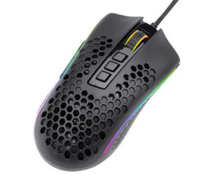 Redragon Мишка Redragon Storm Elite 16000dpi RGB USB Black (77853)