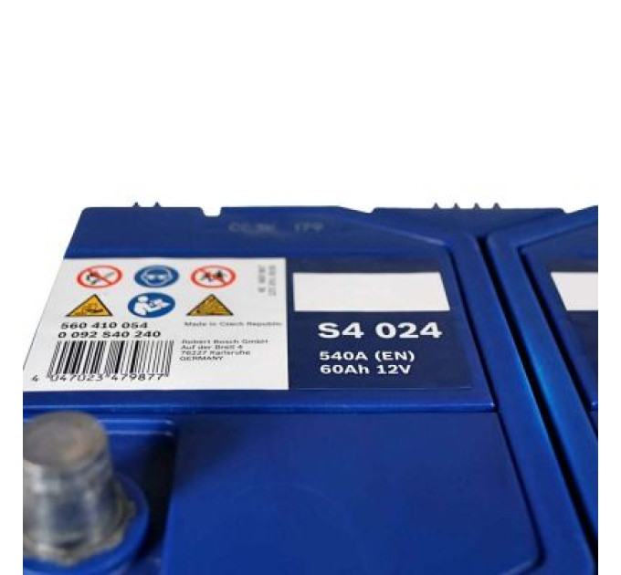 Bosch Акумулятор автомобільний Bosch 60А (0 092 S40 240)