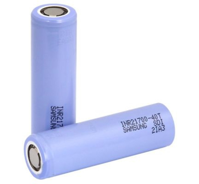 Samsung Акумулятор 21700 4000mAh, 35A, 4.2/3.6/2.5V Samsung (INR21700-40T)