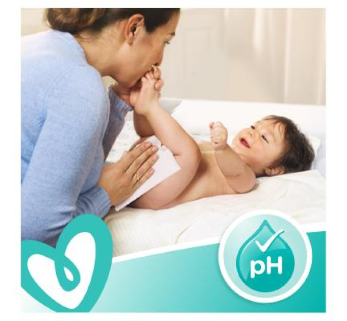Pampers Дитячі вологі серветки Pampers Sens 80 шт (8001841041421)
