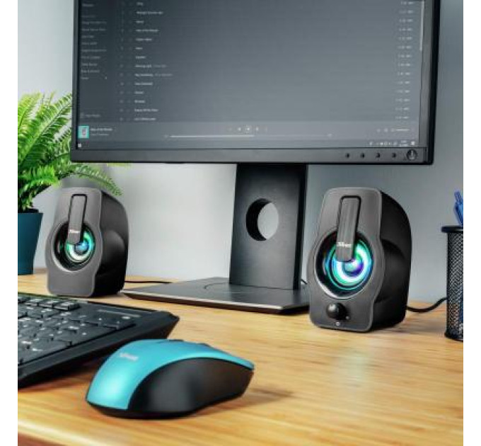 Trust Акустична система Trust Gemi RGB black USB (22948)