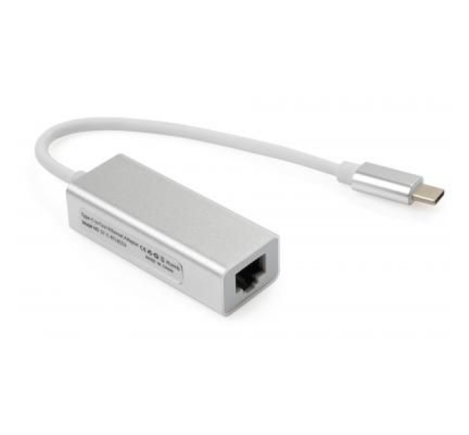 Vinga Перехідник Type-C to Gigabit LAN aluminium Vinga (VCPATC2GBLNS)