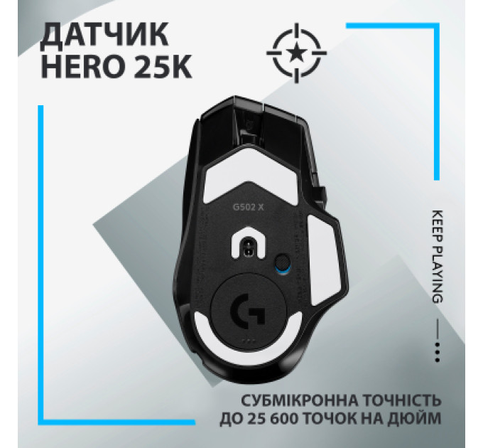 Logitech Мишка Logitech G502 X Lightspeed Wireless Black (910-006180)