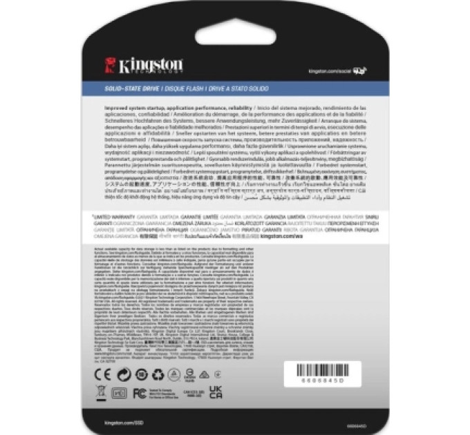Kingston Накопичувач SSD 2.5" 960GB Kingston (SEDC600M/960G)