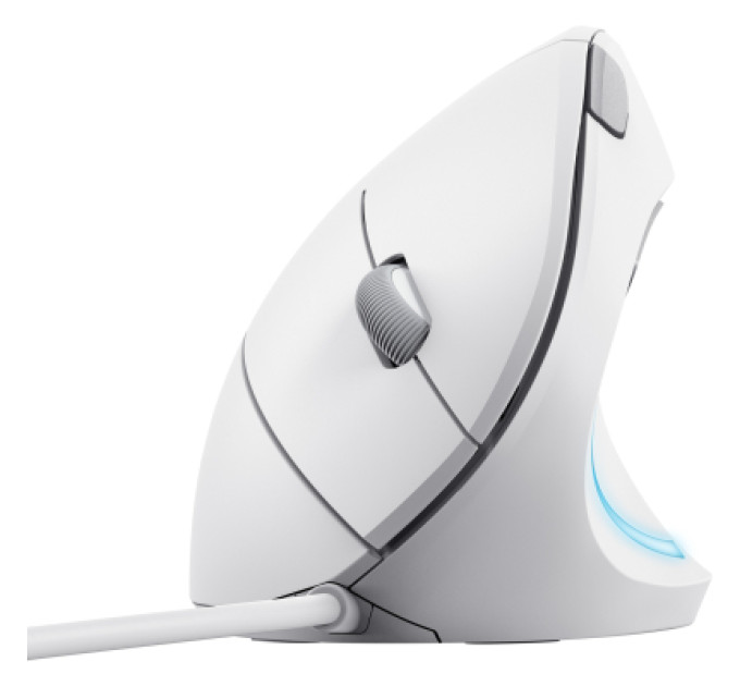 Trust Мишка Trust Verto Ergonomic USB White (25133)