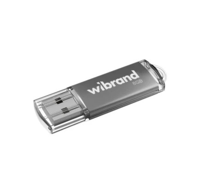 Wibrand USB флеш накопичувач Wibrand 8GB Cougar Silver USB 2.0 (WI2.0/CU8P1S)