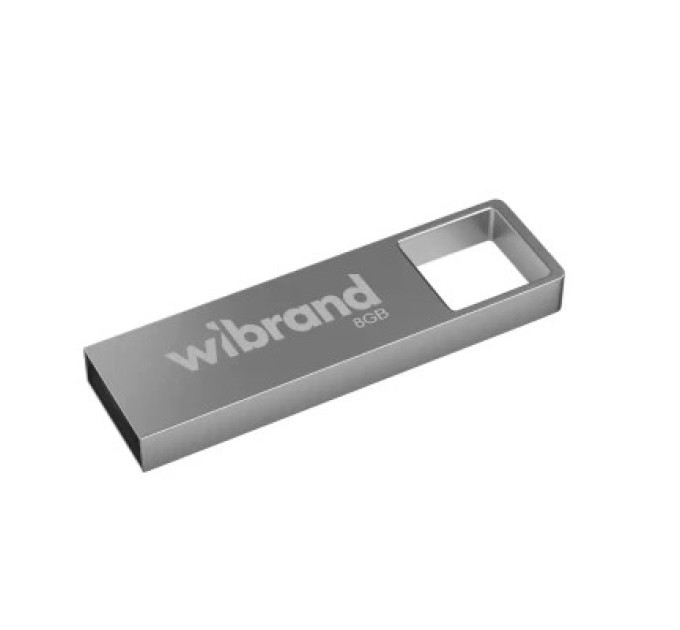 Wibrand USB флеш накопичувач Wibrand 8GB Shark Silver USB 2.0 (WI2.0/SH8U4S)