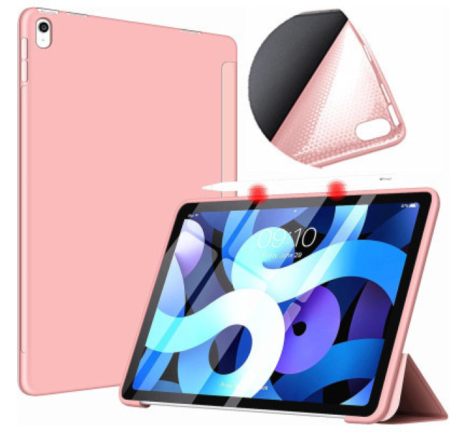 BeCover Чохол до планшета BeCover Tri Fold Soft TPU Silicone Apple iPad Air 11" M2 2024 Pink (711410)