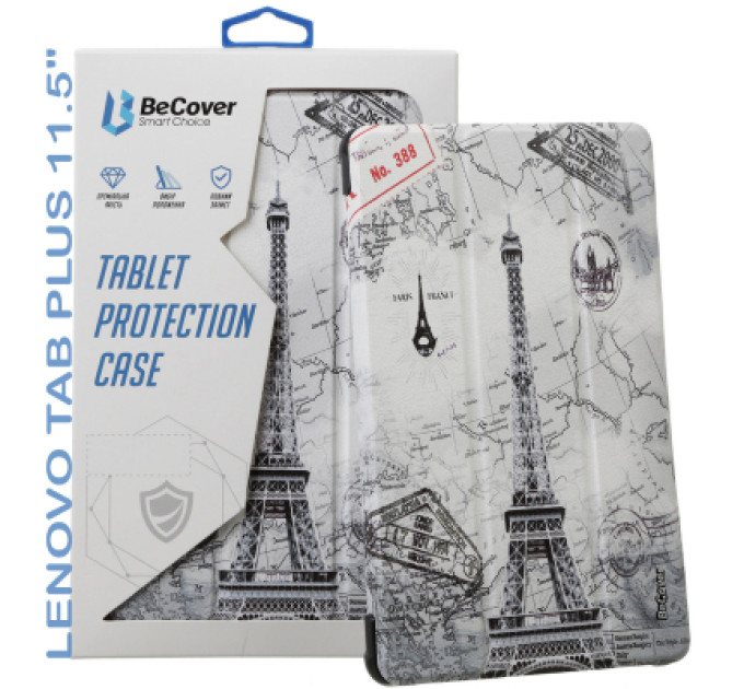 BeCover Чохол до планшета BeCover Smart Case Lenovo Tab Plus 11.5" Paris (711846)