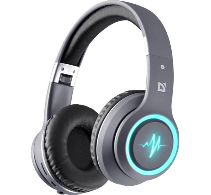 Defender Навушники Defender FreeMotion B571 Bluetooth LED Gray (63571)