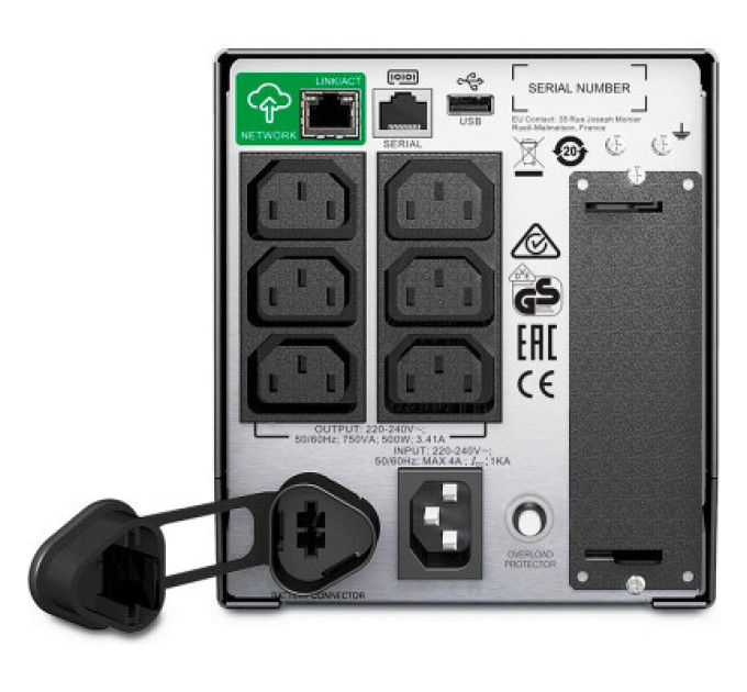 APC Пристрій безперебійного живлення APC Smart-UPS 750VA LCD SmartConnect (SMT750IC)