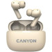 Canyon Навушники Canyon TWS-10 OnGo ANC ENC Beige (CNS-TWS10BG)