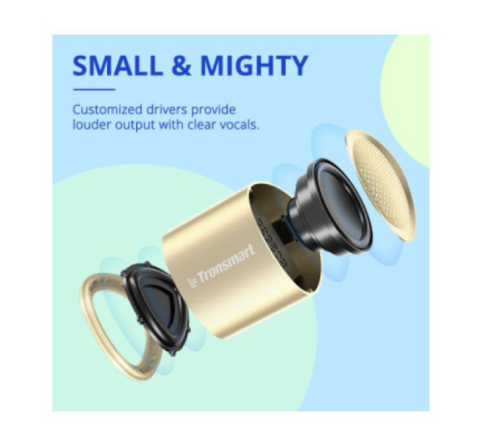 Tronsmart Акустична система Tronsmart Nimo Mini Speaker Gold (985908)
