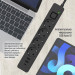 ColorWay Мережевий фільтр живлення ColorWay CW-CHE432PDB, 4 розетки/3USB 2M (CW-CHE432PDB)