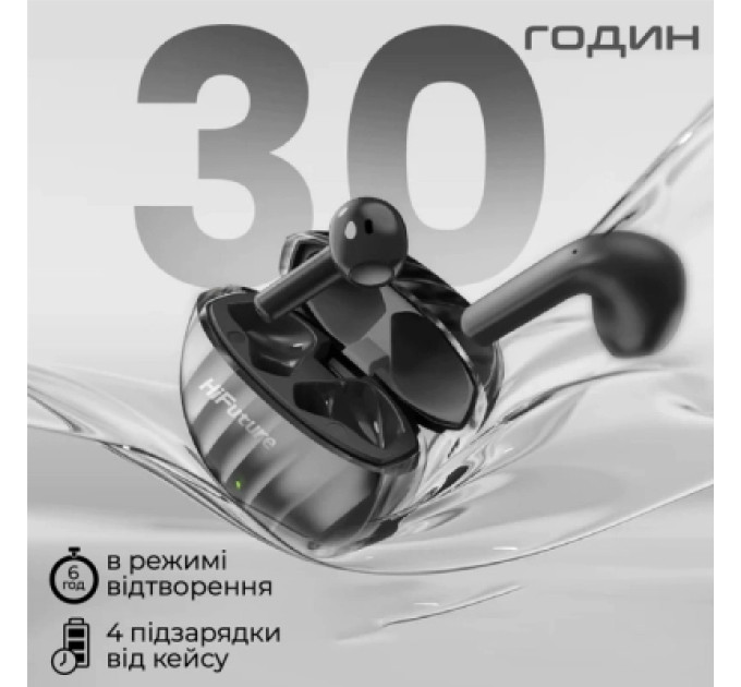HIFuture Навушники HIFuture FlyBuds3 Black (flybuds3.black)