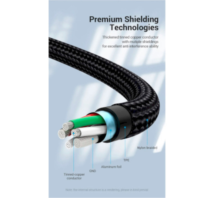 Vention Дата кабель USB 2.0 AM to 2хUSB-C M 1.0m Y-Splitter Charging Cable 2.4А 480Mbps Aluminum Al Vention (CQOHF)