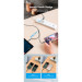 Vention Дата кабель USB 2.0 AM to 2хUSB-C M 1.0m Y-Splitter Charging Cable 2.4А 480Mbps Aluminum Al Vention (CQOHF)