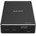 Maiwo Кишеня зовнішня Maiwo 2*HDD 2.5" SATA/SSD up to 9.5mm USB3.1 GEN2 Type-C, RAID 0,1 (K25272C)