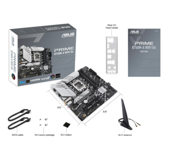 ASUS Материнська плата ASUS PRIME B760M-A WIFI D4