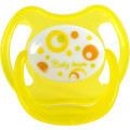 Baby Team Пустушка Baby Team латексна, класична 0+ міс. (3220_жовтий)
