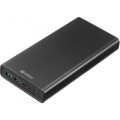 Sandberg Батарея універсальна Sandberg 38400mAh, PD/100W, QC/3.0, inp:USB-C/Micro-USB, out:USB-A*2 (420-63)