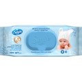 Smile baby Дитячі вологі серветки Smile baby з екстрактом ромашки, алое і вітамінним комплексом з клапаном 100 шт (4823071653960)