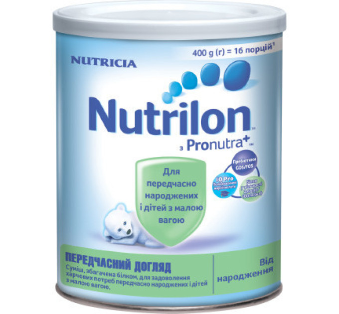 Nutrilon Дитяча суміш Nutrilon Передчасний догляд 400 г (8712400745307)