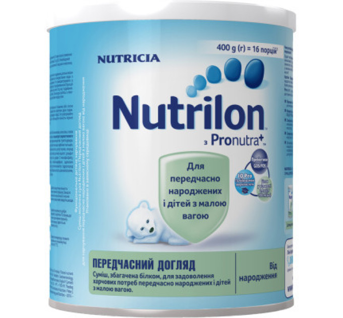 Nutrilon Дитяча суміш Nutrilon Передчасний догляд 400 г (8712400745307)