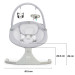 Kinderkraft Крісло-гойдалка Kinderkraft Luli Gray (5902533915668)