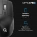OfficePro Мишка OfficePro M395B Silent Click Ergonomic Wireless Black (M395B)