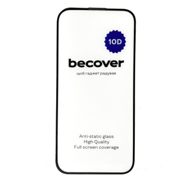 BeCover Скло захисне BeCover Apple iPhone 15 10D Black (711329)