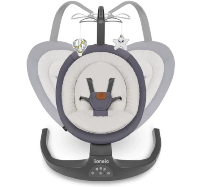 Lionelo Крісло-гойдалка Lionelo Ralf Grey Graphite (LO-RALF GREY GRAPHITE)