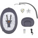Lionelo Крісло-гойдалка Lionelo Ralf Grey White (LO-RALF GREY WHITE)