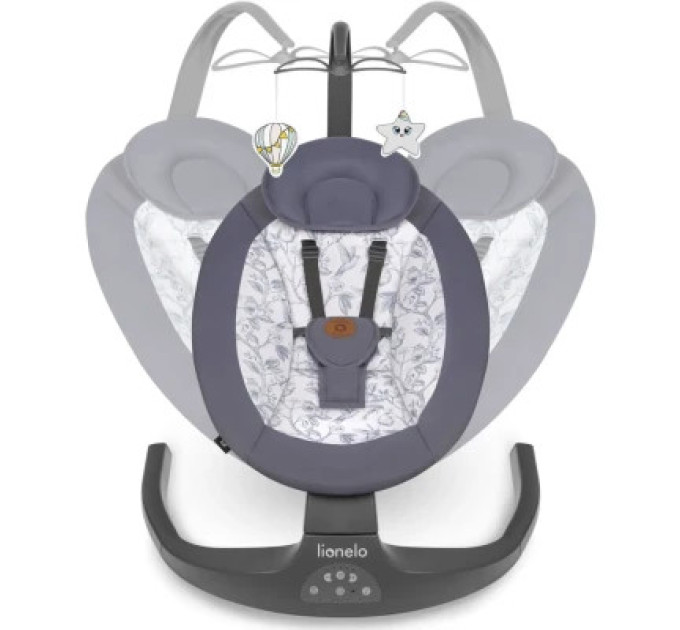 Lionelo Крісло-гойдалка Lionelo Ralf Grey White (LO-RALF GREY WHITE)