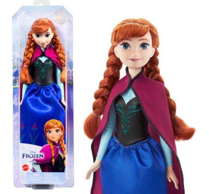 Disney Лялька Disney Крижане серце Анна в накидці (HLW49)