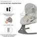 Kinderkraft Крісло-гойдалка Kinderkraft Lumi 2 Light Grey (5902533925018)