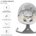 Kinderkraft Крісло-гойдалка Kinderkraft Lumi 2 Light Grey (5902533925018)