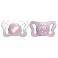 Пустушка Chicco Physioforma Micro силіконова від 0 до 2 місяців Для дівчаток 2 шт (75126.11)