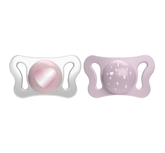 Chicco Пустушка Chicco Physioforma Micro силіконова від 0 до 2 місяців Для дівчаток 2 шт (75126.11)