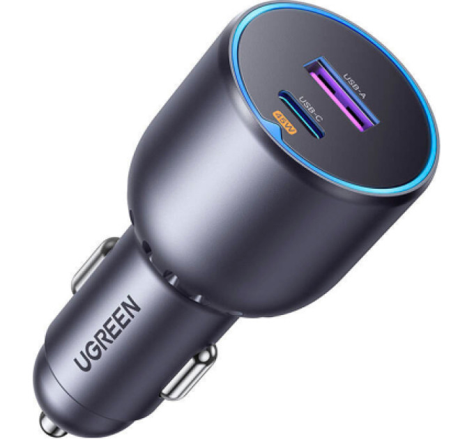 Ugreen Зарядний пристрій Ugreen 2xUSB 63W (USB-C+USB-A) QC3.0 (EC701) (35023)