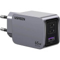 Ugreen Зарядний пристрій Ugreen 3xUSB 65W (2хUSB-C+USB-A) Gan Nexode Pro X755 (25871)