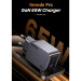 Ugreen Зарядний пристрій Ugreen 3xUSB 65W (2хUSB-C+USB-A) Gan Nexode Pro X755 (25871)