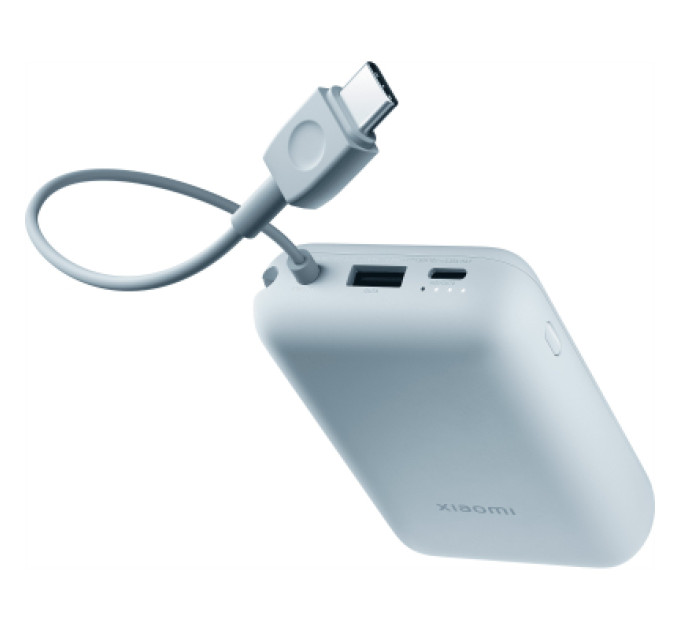 Xiaomi Батарея універсальна Xiaomi 10000mAh 22.5W, Integrated Cable, blue (BHR9073GL)