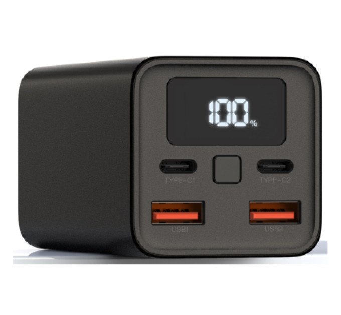 XO Батарея універсальна XO 20000mAh, PD/65W for laptop, QC/22.5W, black (PB97_Black)