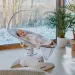 Lionelo Крісло-гойдалка Lionelo Iris Beige sand (LO-IRIS BEIGE SAND)