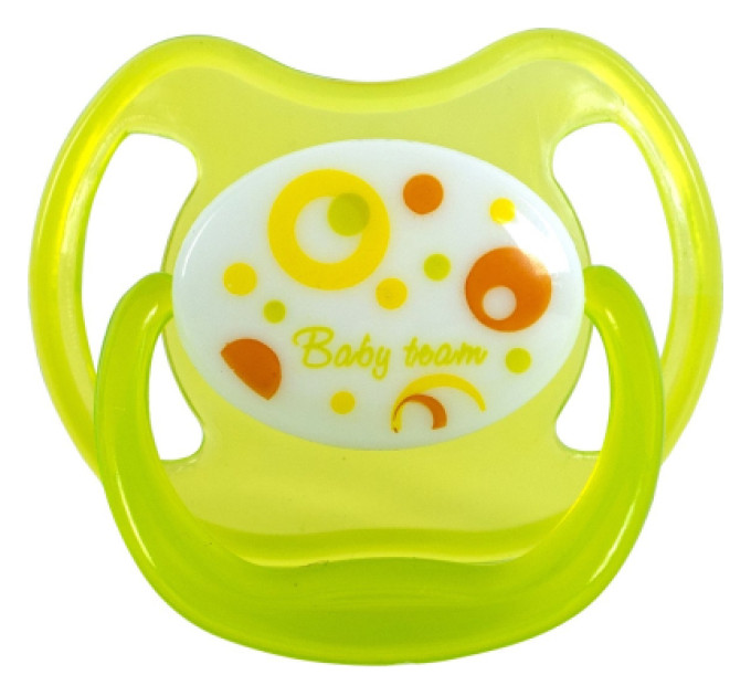 Baby Team Пустушка Baby Team Латексна класична від народження (4824428032209)