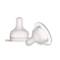 Соска Canpol babies силіконова до пляшечки S-Shape S (міні) 2 шт (59/891)